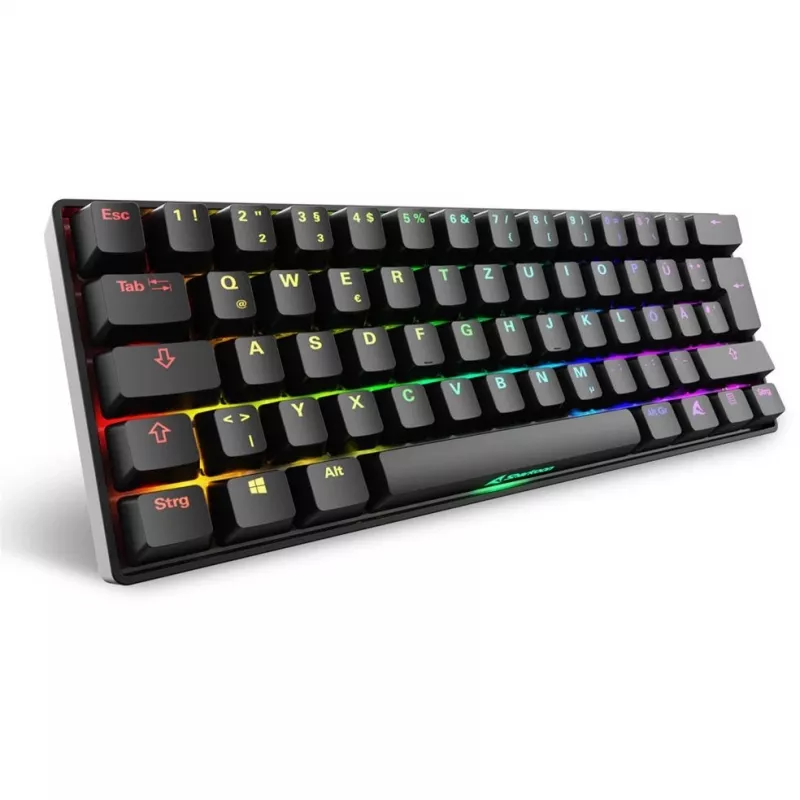 Sharkoon 100065629 tastatūra Home USB QWERTZ vācu melna