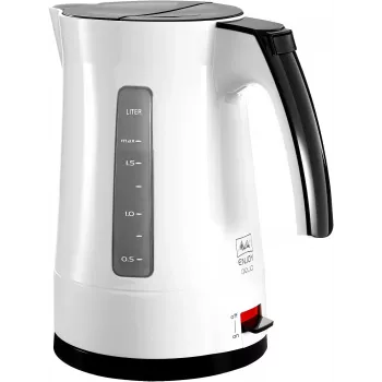 Elektriskā tējkanna Melitta Enjoy Aqua 1,7 L 2400 W melna balta