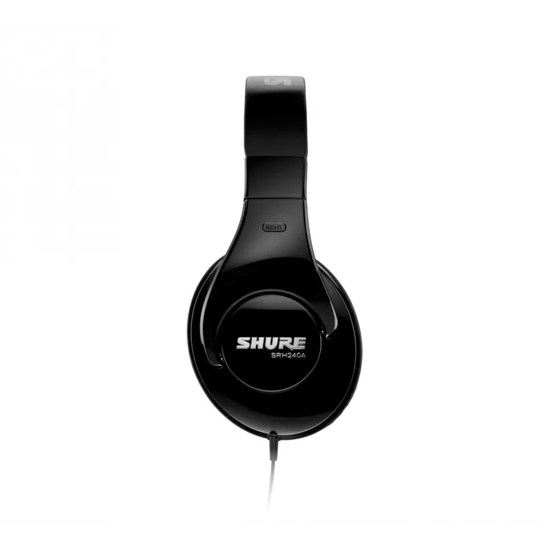 Shure SRH240A austiņas ar vadu, galvas stīpa, mūzika, melnas