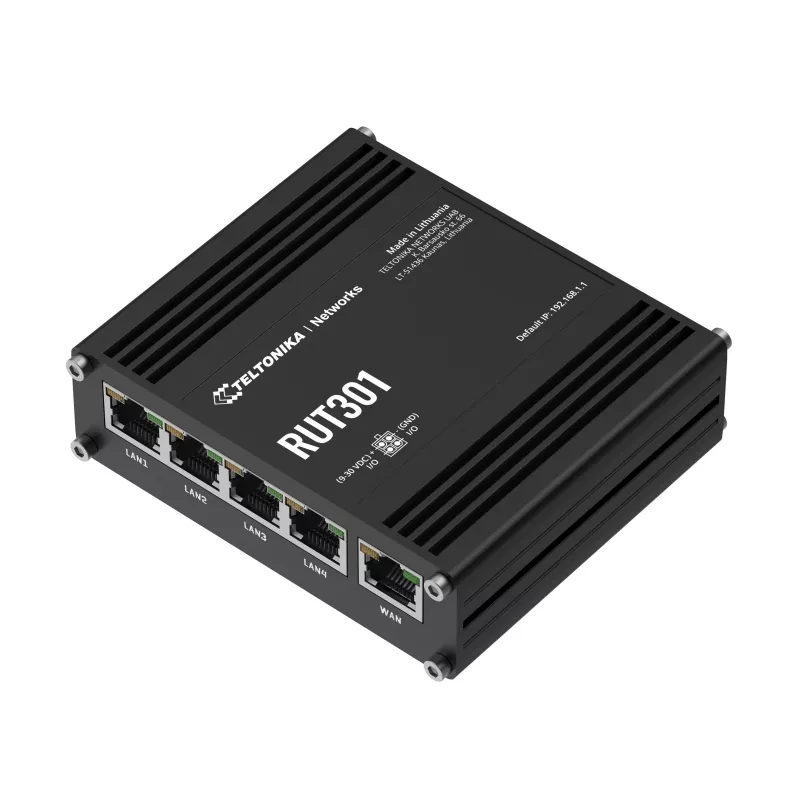 Teltonika RUT301 (EU) Ethernet maršrutētājs Mobilā tīkla maršrutētājs