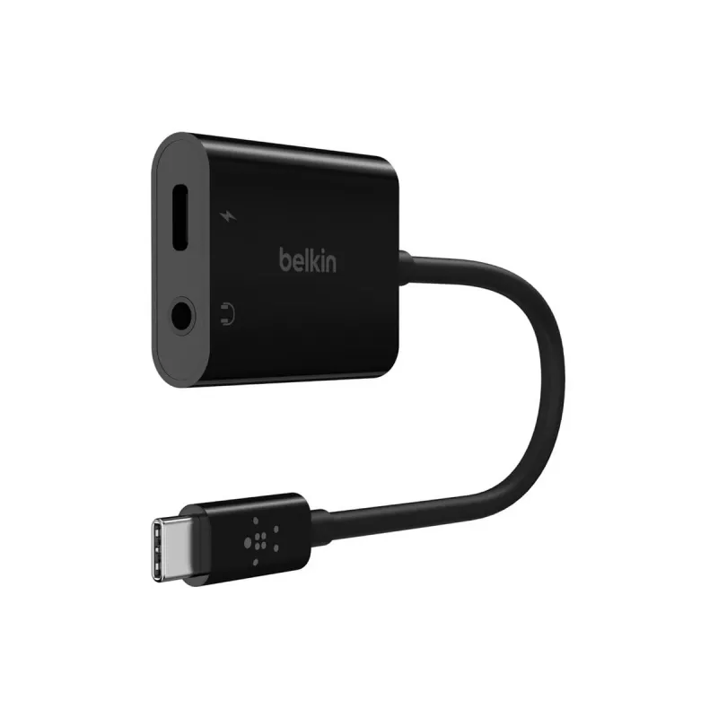 Belkin NPA004BTBK saskarnes centrmezgls USB 3.2 Gen 1 (3.1 Gen 1) Type-C Melns