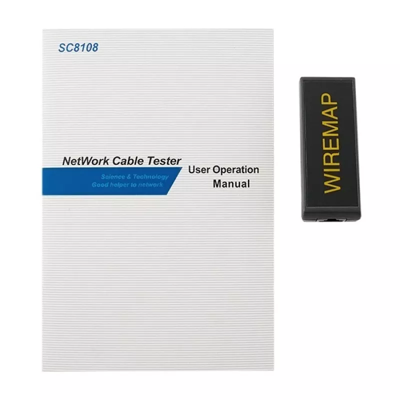 Kabeļu testētājs QOLTEC 54279 — RJ45, RJ12, BNC testēšanas rīks