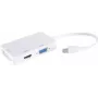 shiverpeaks ®-BASIC-S--Adapter-Mini DisplayPort spraudnis uz HDMI/DVI/VGA ligzdu, balts (BS10-01015)