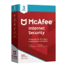 McAfee Internet Security - 3 lietotāji, 1 gads, globāls