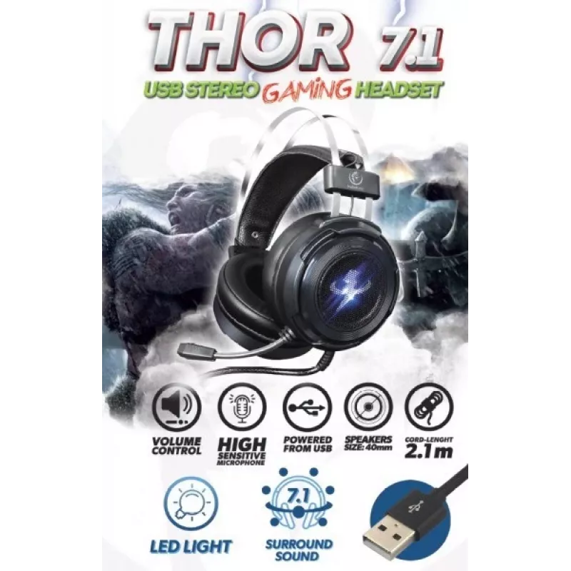 Stereo austiņas Rebeltec THOR RBLSLU00042