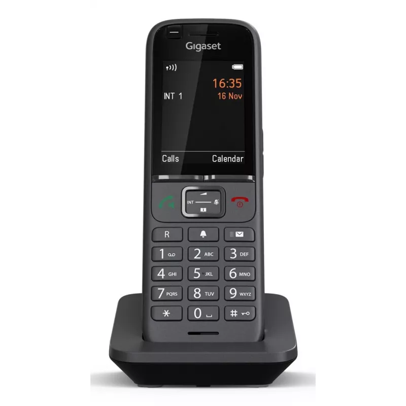 Gigaset N530 IP PRO + S700H PRO DECT tālrunis ar zvanītāja ID, antracīts