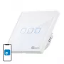 Sienas viedais gaismas slēdzis Sonoff T2 EU TX 3 kanālu Wi‑Fi + RF 433 vadība