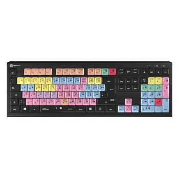 Logickeyboard ASTRA 2 USB QWERTZ tastatūra melna pilna izmēra 108 taustiņi