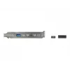 Slota kronšteins DeLOCK 89934 ar 1 x USB Type-C un 1 x USB Type-A pieslēgvietu