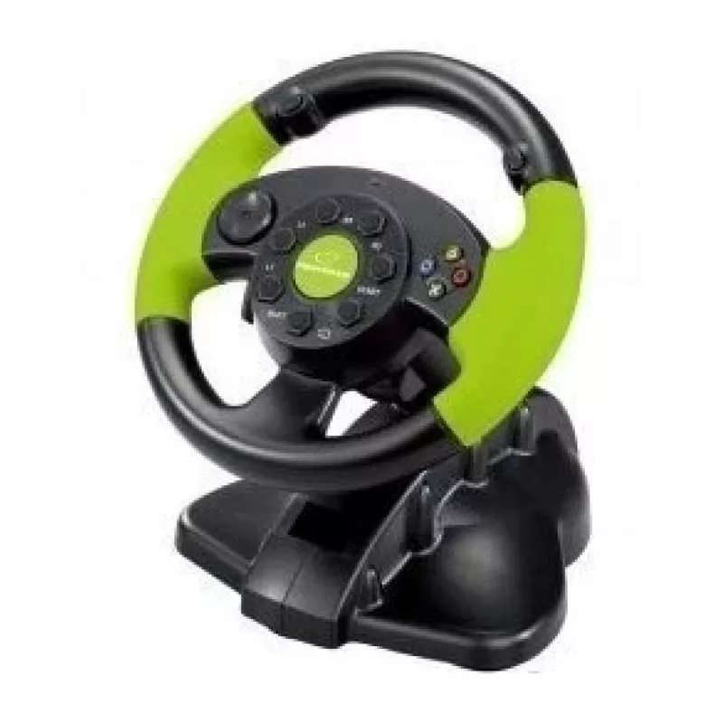 Vadu spēļu kontrolieris ESPERANZA EG104 priekš PlayStation 3 un Xbox 360, melns/zaļš