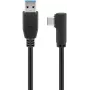 Microconnect USB3.1CA3A USB kabelis USB 3.2 Gen 1 (3.1 Gen 1) 3 m USB A USB C melns