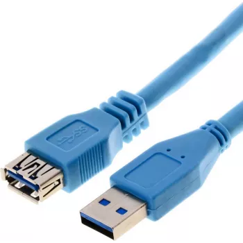 USB kabelis Helos 014686 USB 3.2 Gen 1 3m zils