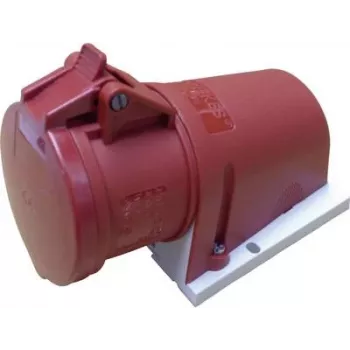 Mennekes CEE sienas kontaktligzda sarkana 32 A/400 VAC