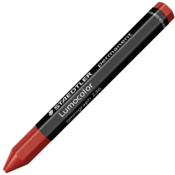 Staedtler Lumocolor Omnigraph 236 permanentais marķēšanas krītiņš, sarkans