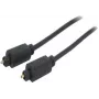 shiverpeaks 1.0m Toslink - Toslink - TOSLINK - Vīrišķais - TOSLINK - Vīrišķais - Zelts - Melns (Bs69004-1.0)