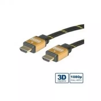 GOLD HDMI ātrgaitas kabelis ar Ethernet 10,0 m, 10 m, HDMI Type A standarta