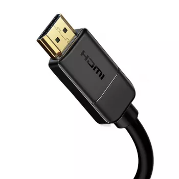 Baseus 2x HDMI 2.0 4K 30Hz kabelis, 3D, HDR, 18Gbps, 8m (melns)