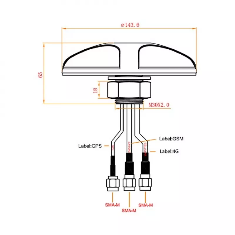 Visvirzienu antena DeLOCK 12455