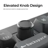 Mehāniskā tastatūra Keychron V3 Ultra 8K — QWERTY, Bluetooth un vadu, RGB, melna