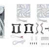 Šķidruma dzesēšanas komplekts Cooler Master MasterLiquid 240L Core ARGB balta — 240 mm radiators, 120 mm ventilatori, atbalsta LGA1700/AM5/AM4 un vecākas ligzdas