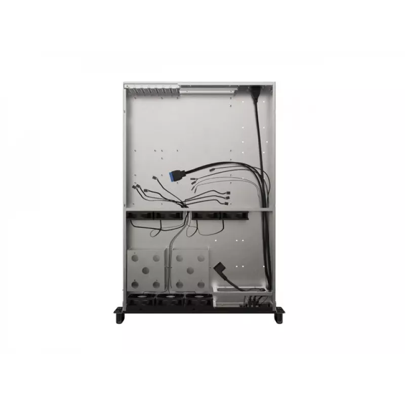 Rack Chassis Lanberg SC01-6502-12B 2U Melns 7 Fans