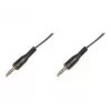 Audio savienojuma kabelis stereo Digitus AK-510100-015-S