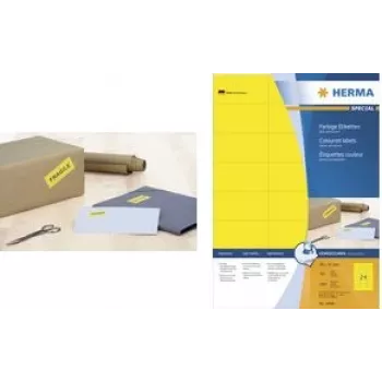 Pašlīmējošās etiķetes HERMA 4559 Taisnstūra Zaļš 1400 gab.