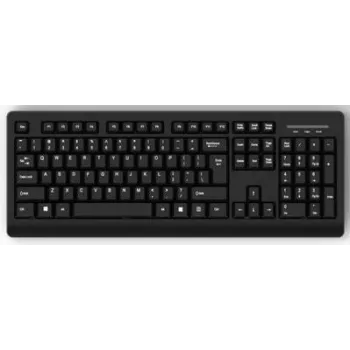Klaviatūra MediaRange MROS109 Office USB QWERTZ vācu melna