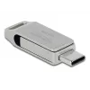 DELOCK USB zibatmiņa 128 GB USB-C Type-A grozāmais modelis