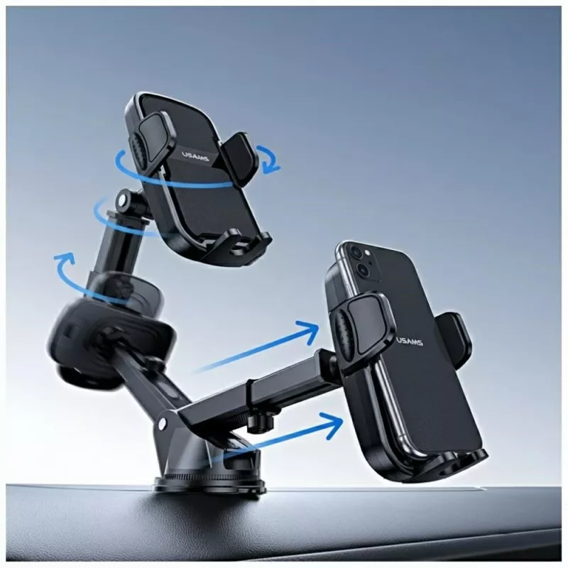 Auto turētājs logam/paneļa ZJ086 melns