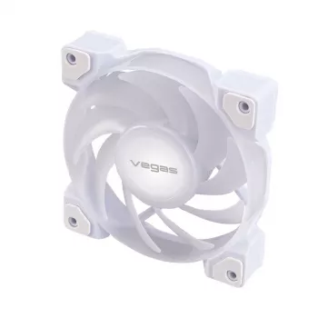 AKASA VEGAS A12 120mm ARGB korpusa ventilators - balts
