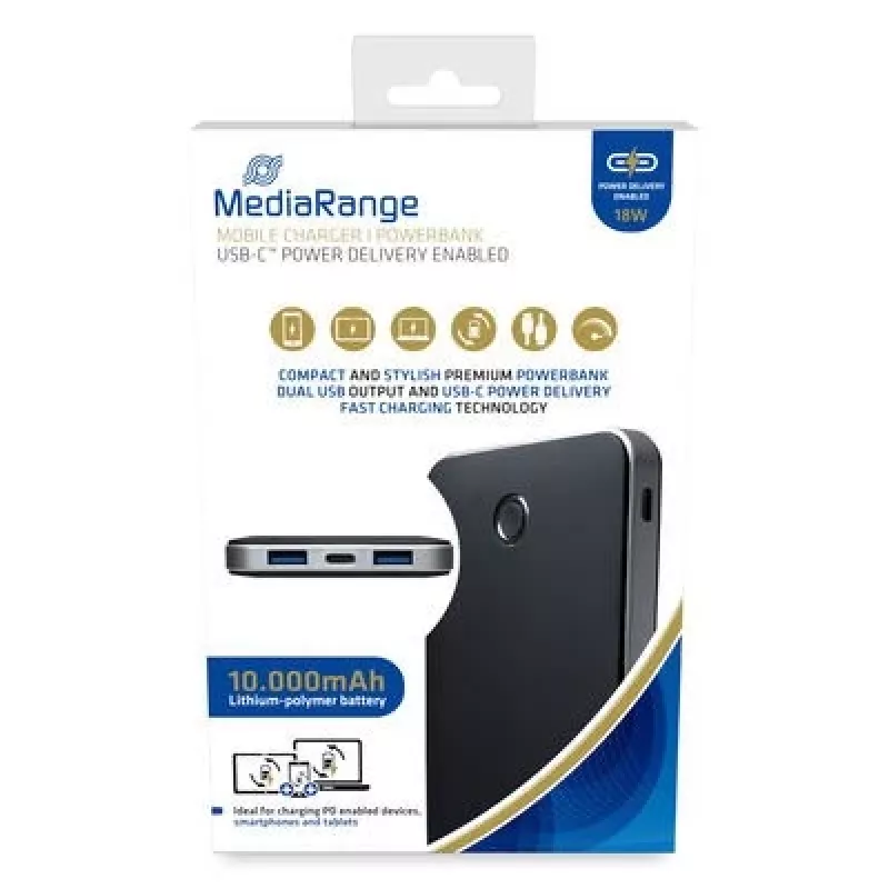 MediaRange MR753 ārējais akumulators 10000 mAh