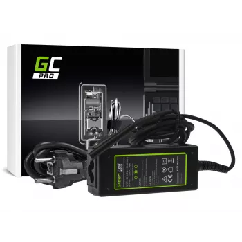 Strāvas adapteris zaļa Cell AD63P 36W 12V 2.58A iekštelpu klēpjdatora lādētājs, melns
