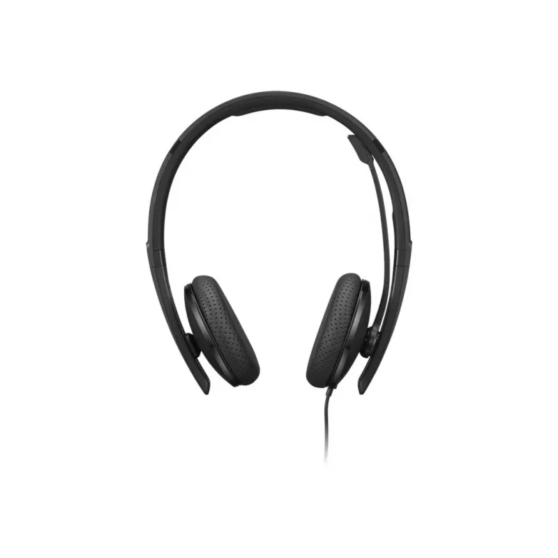 Lenovo 4XD1M45626 austiņas/headset ar vadu, galvas lente, USB Type-C, melnas