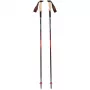 Pārgājienu nūjas Pursuit Carbon Z, fitnesa ierīce antracīta/oranžā krāsā, 1 pāris, 125 cm