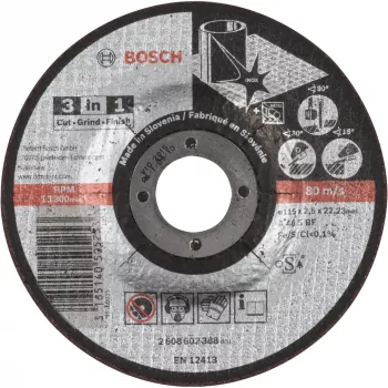 Bosch 2 608 602 388 leņķa slīpmašīnas piederums Griešanas disks