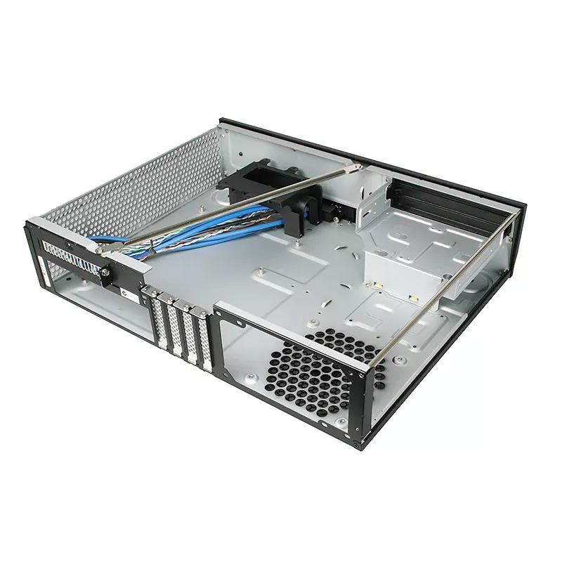 SilverStone MILO ML03 - Galda dators - Mikro-ATX - bez barošanas bloka (ATX / PS/2) - Melns - USB/Audio (SST-ML03B-R)