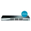 D-Link DGS-1210-28 Managed L2/L2+ 1U Melns