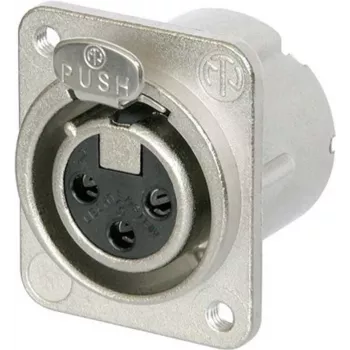 Neutrik NC3FD-LX-M3 savienojamības piederums, sudraba