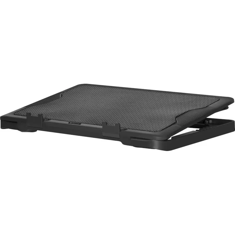 Piezīmjdatora dzesēšanas paliktnis DEFENDER NS-503 līdz 43,2 cm (17 collu) portatīvajiem datoriem, 2 ventilatori, USB barošana, melns