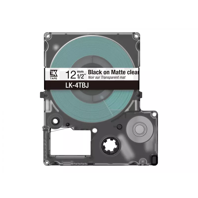 Etiķešu printeris Epson C53S672065 melns caurspīdīgs 1,2 cm platums