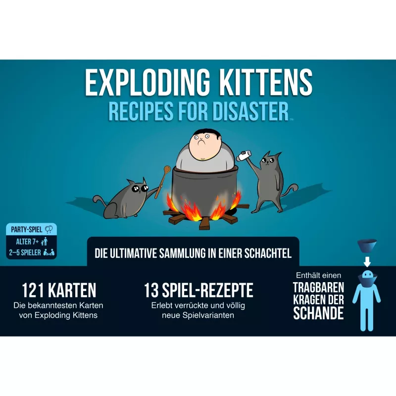 Exploding Kittens - Recipes for Disaster, kāršu spēle
