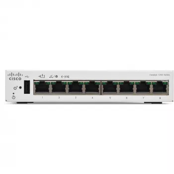 CISCO Catalyst 1200 8-portu GE darbvirsmas ārējais barošanas avots PoE ieeja