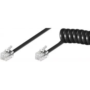 Telefona kabelis Microconnect MPK10200 RJ-10 RJ-10 2 m Melns