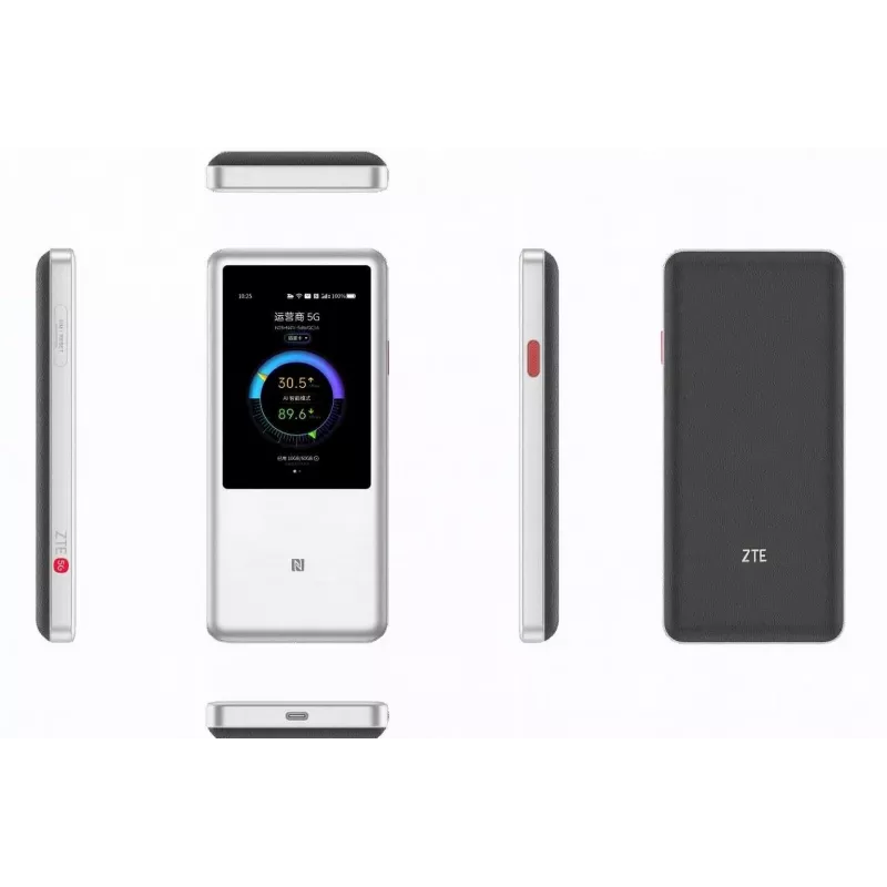Maršrutētājs ZTE U60 divjoslu Wi‑Fi 802.11ac | 2,4/5 GHz, NanoSIM, USB‑C, 64 ierīces