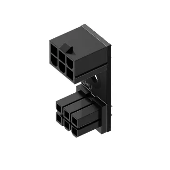 6-Pin PCIe 180° adapteris U+U no Singularity (SC-A-PCIE6-UU) — 6-pin PCI Express taisnleņķa adapteris