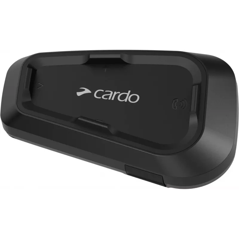 Cardo Spirit HD motocikla domofons 2 kanāli 600 m melns