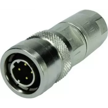 Harting kabeļa savienotājs 21038811430, viengabala industriālais signāla/barošanas savienotājs