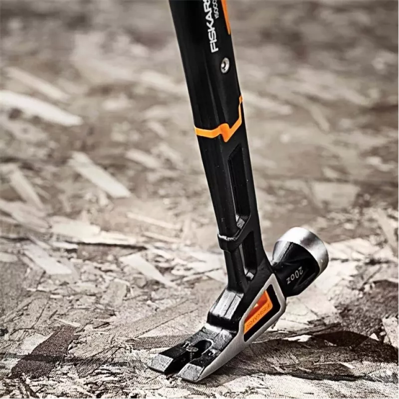 Fiskars 1020214 āmurs galdnieka āmurs melns, metālisks, oranžs
