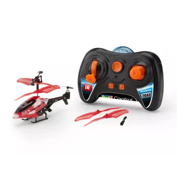 RC helikopters Revell TOXI ar elektrisko dzinēju, LiPo 75 mAh, 15 g, balts/sarkans/melns